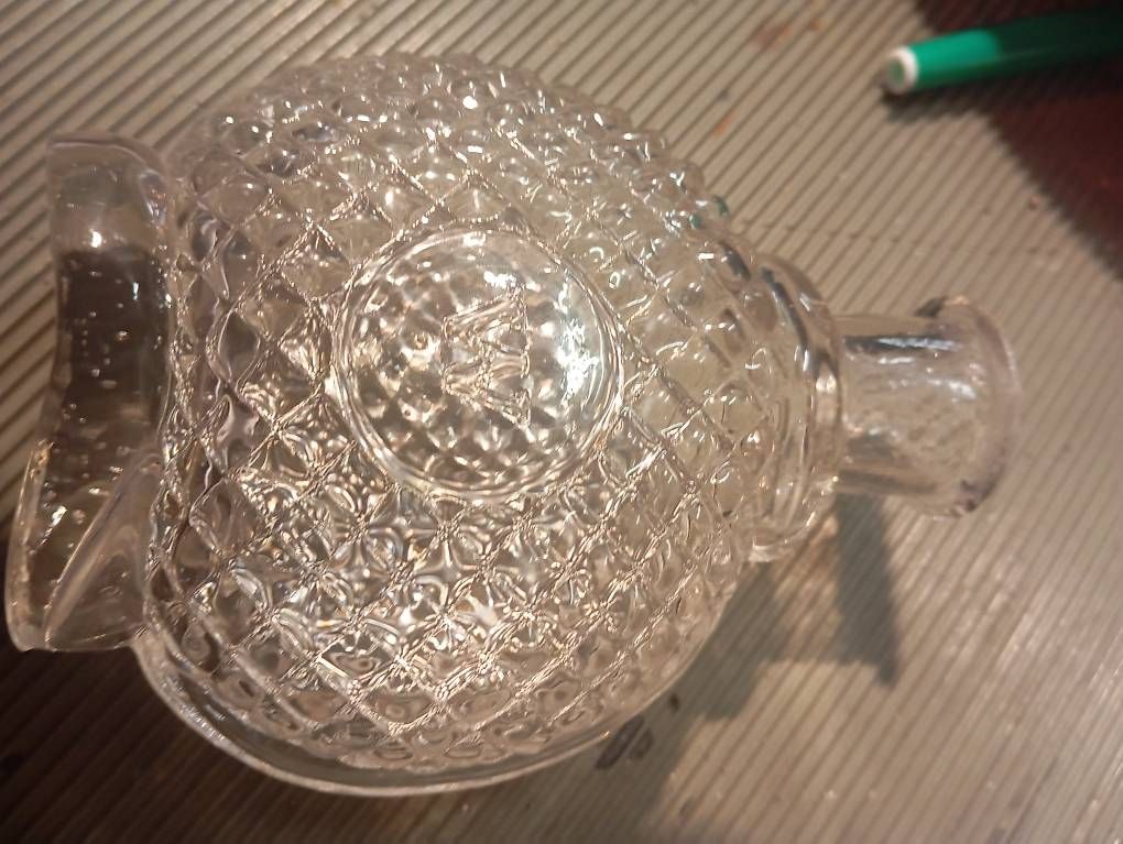 Flacons: Antike Parfumflasche, Glasflasche mit Muster, Top! – Gebraucht aus Basel von Petergunn 2