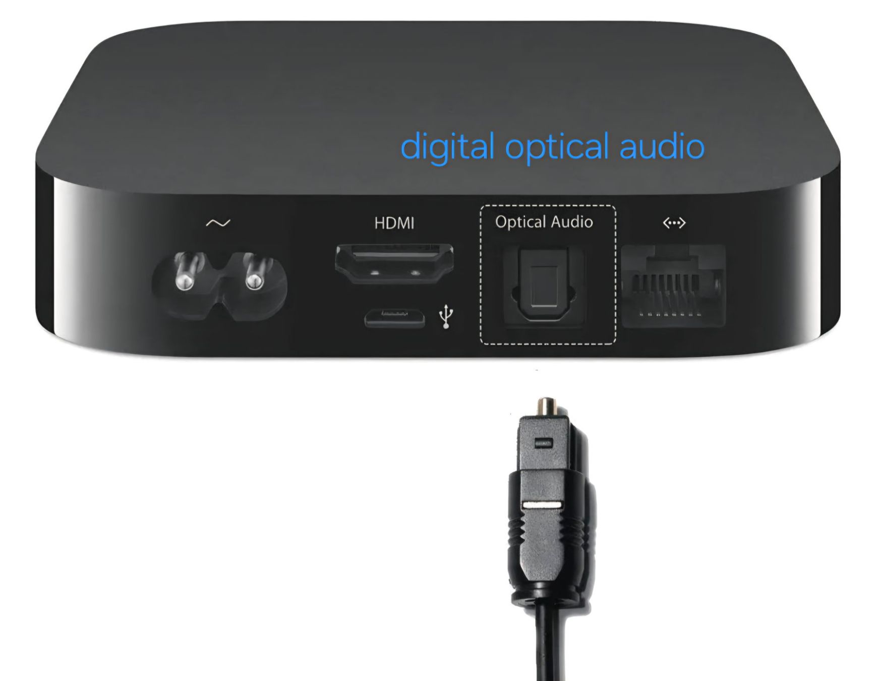 Cavi: 1 Meter digital optical audio cable, Toslink Glasfaser Kabel – Nuovo e nell'imballaggio originale da Uster venduto da -FPS- 3