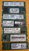 Lot 7x M.2 SSD 256GB 128GB