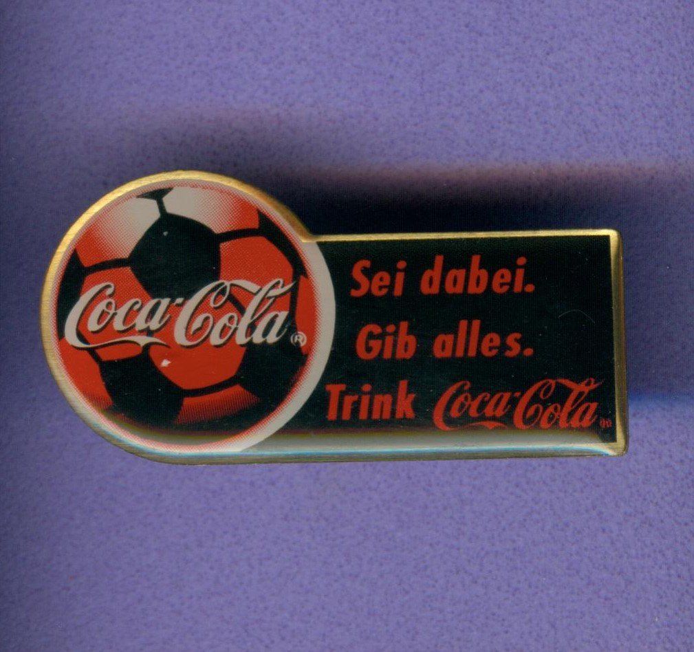 Coca-Cola Plaketten & Abzeichen: Coca Cola  Gib alles – Gebraucht aus Winterthur von Sammleroase