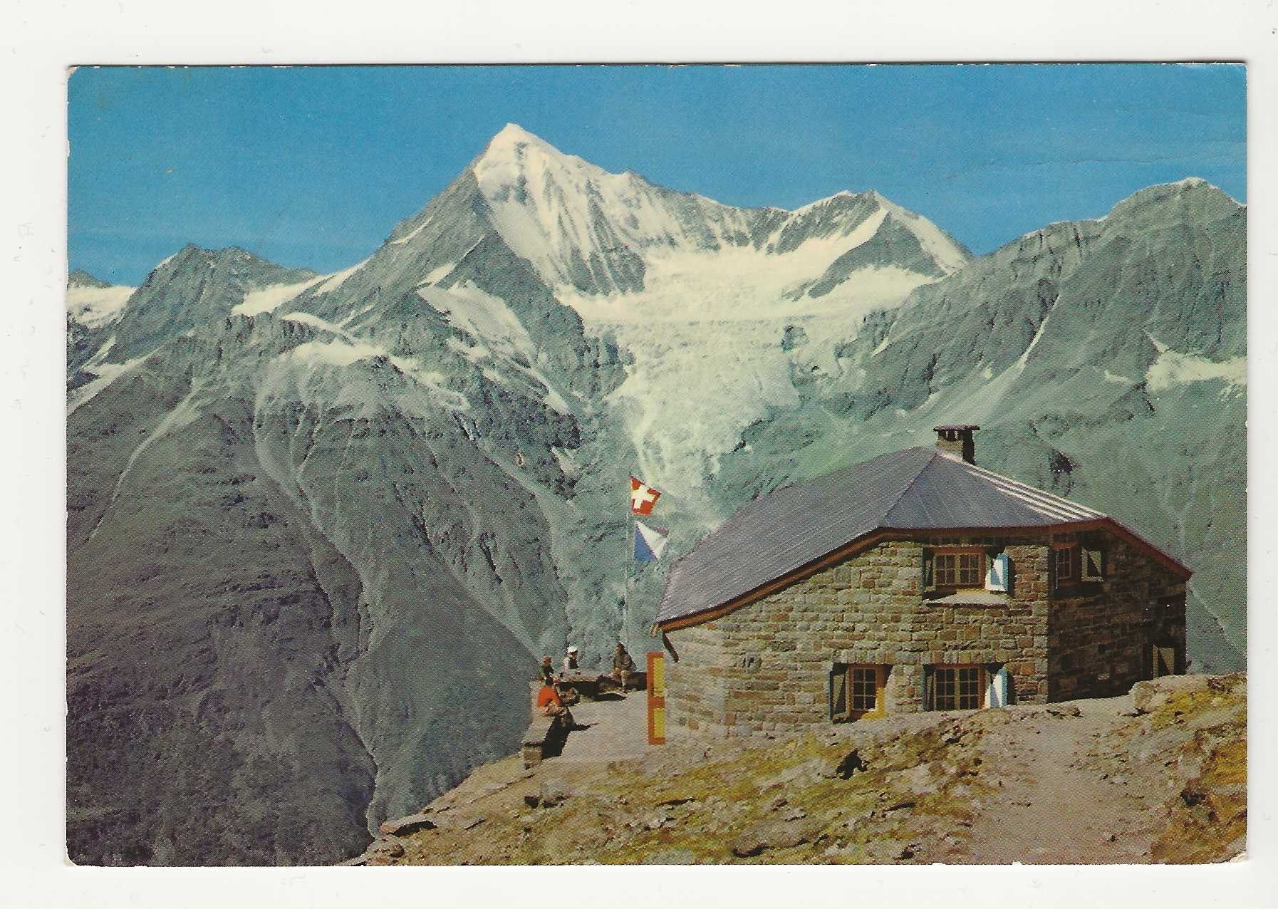 Cartoline postali: DOMHÜTTE  SAC    2940 m – Usato da Küttigen venduto da rolypo