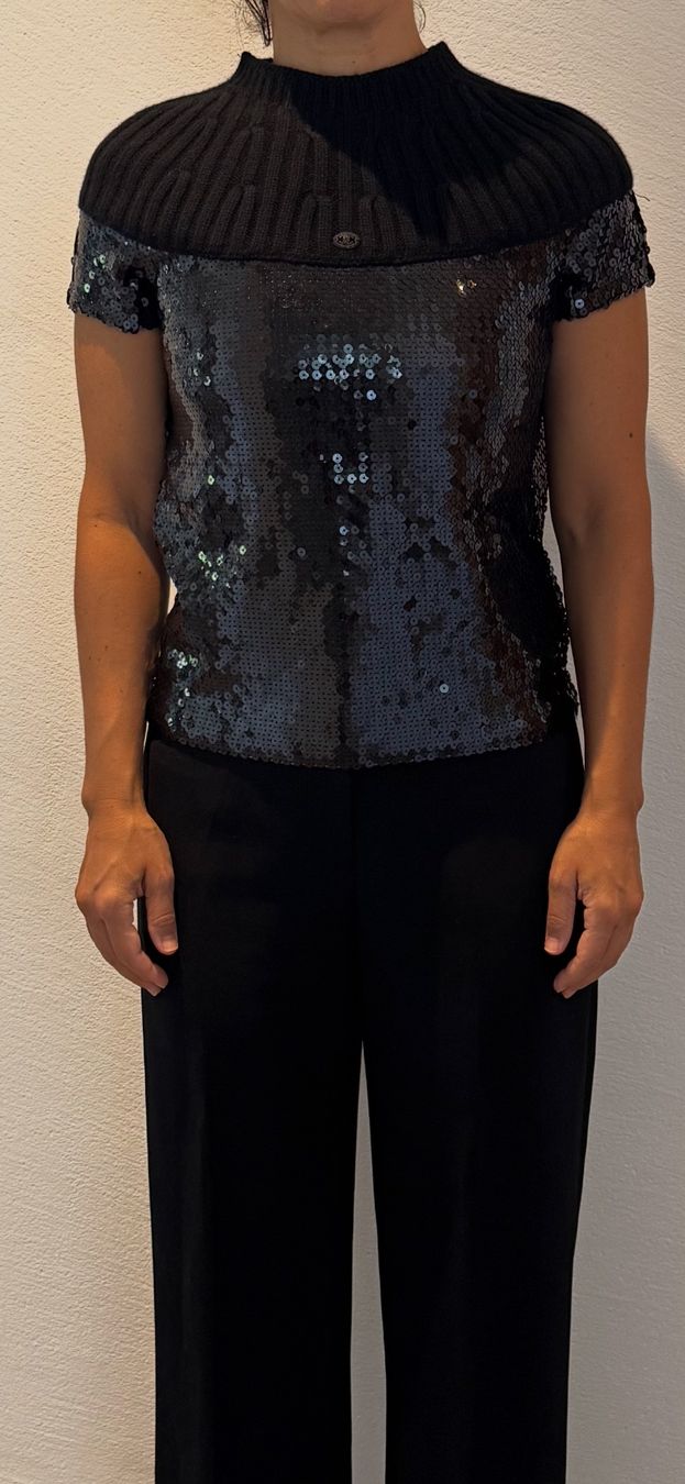 Chanel Maglioni & Felpe: Chanel Strickpullover Pailletten Gr. 40 Top Zustand – Nuovo (secondo la descrizione) da Emmen venduto da arz_l5fh 6