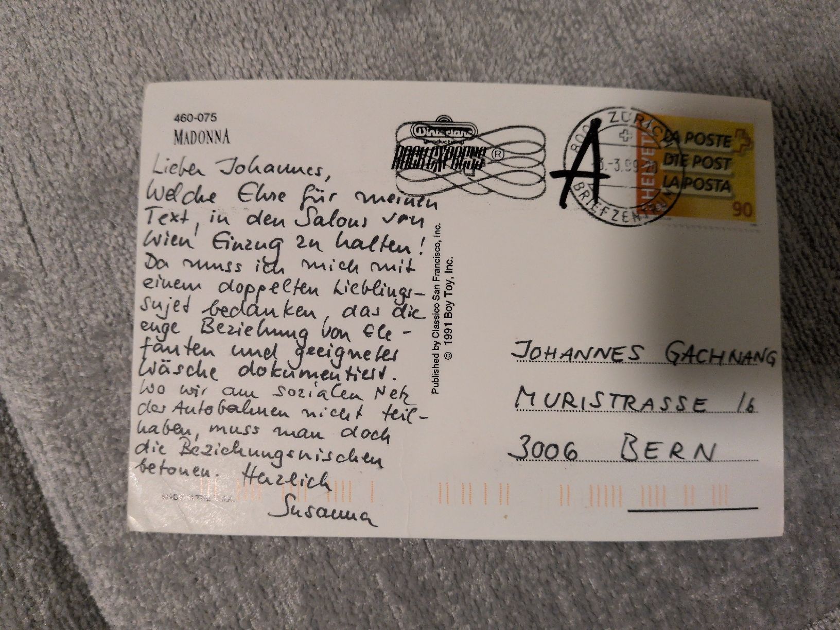 Cartoline postali: Postkarte "Erotik" – Usato da Bern venduto da madlen20 1