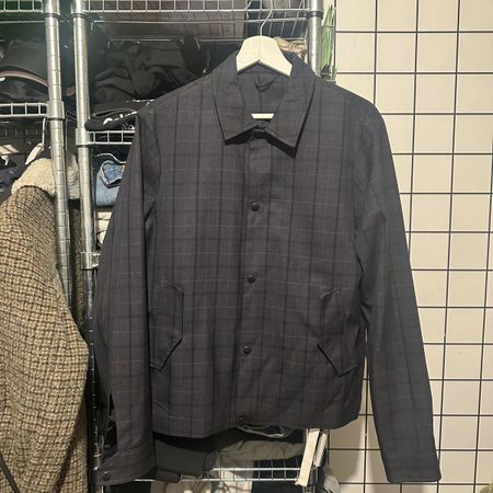 Topman Checked Overshirt Jacket, Size S