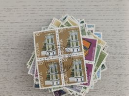 Pro Patria Viererblock Lot; 81 Stück