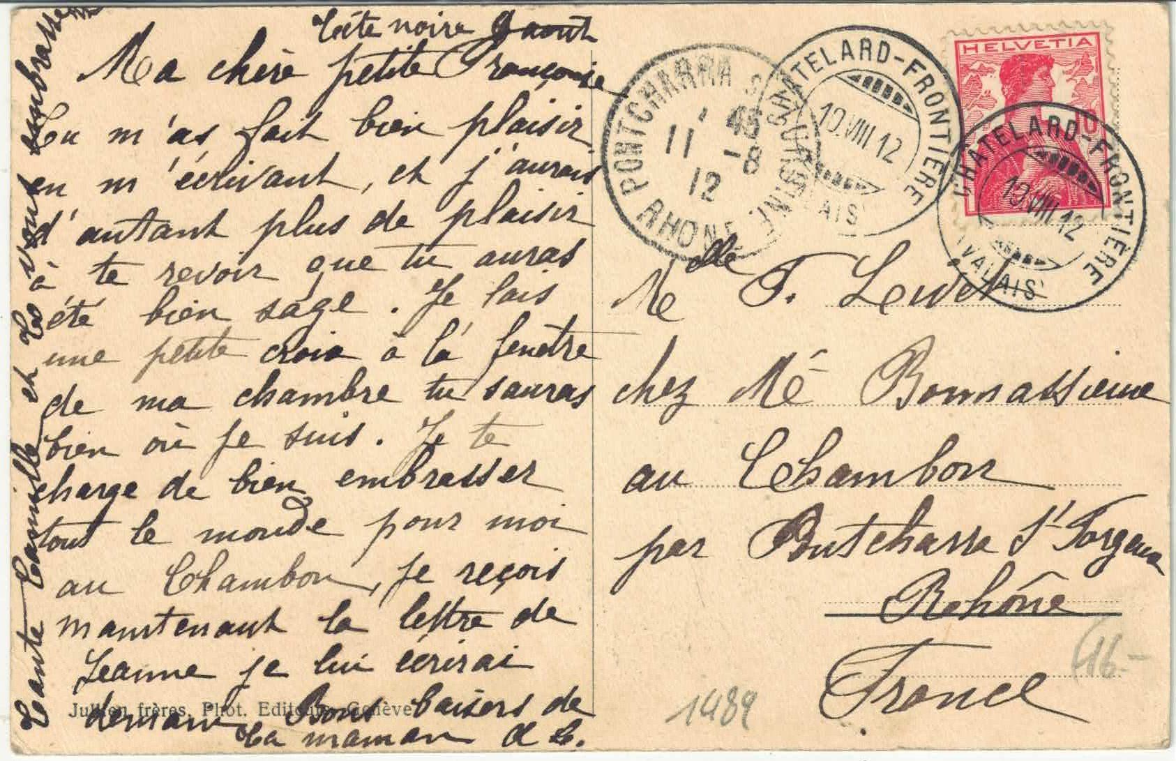 Cartes postales: Passage du la Tete-Noire – D'occasion à Ettingen par Kartenplanet 1