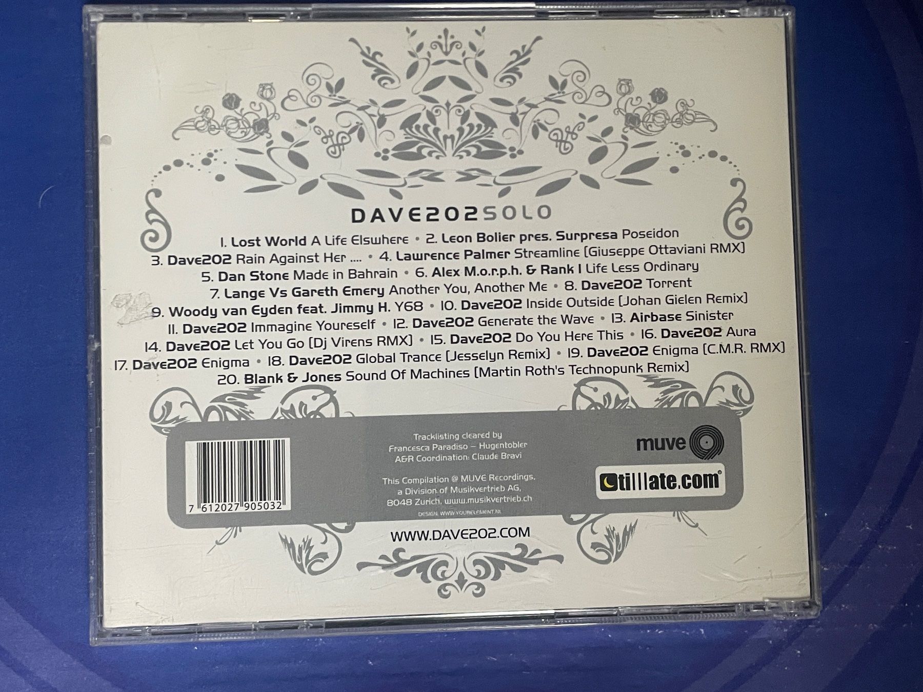 CD: OXA Dave 202 - Solo Night – Usato da Muri b. Bern venduto da AdidasCollector 1