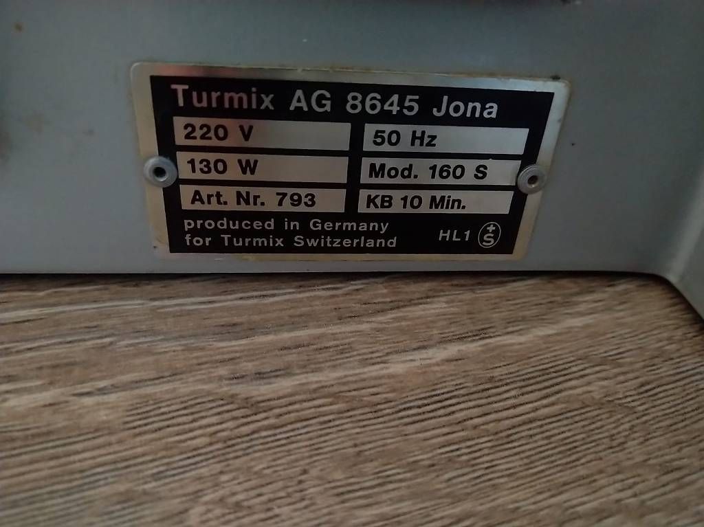 Turmix Elettrodomestici da cucina: Aufschnittmaschine Turmix – Usato da Susten venduto da Pingu6991 3