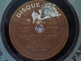 Disque 78 tours Pathé saphir 30cm de Mistinguett - No 4479