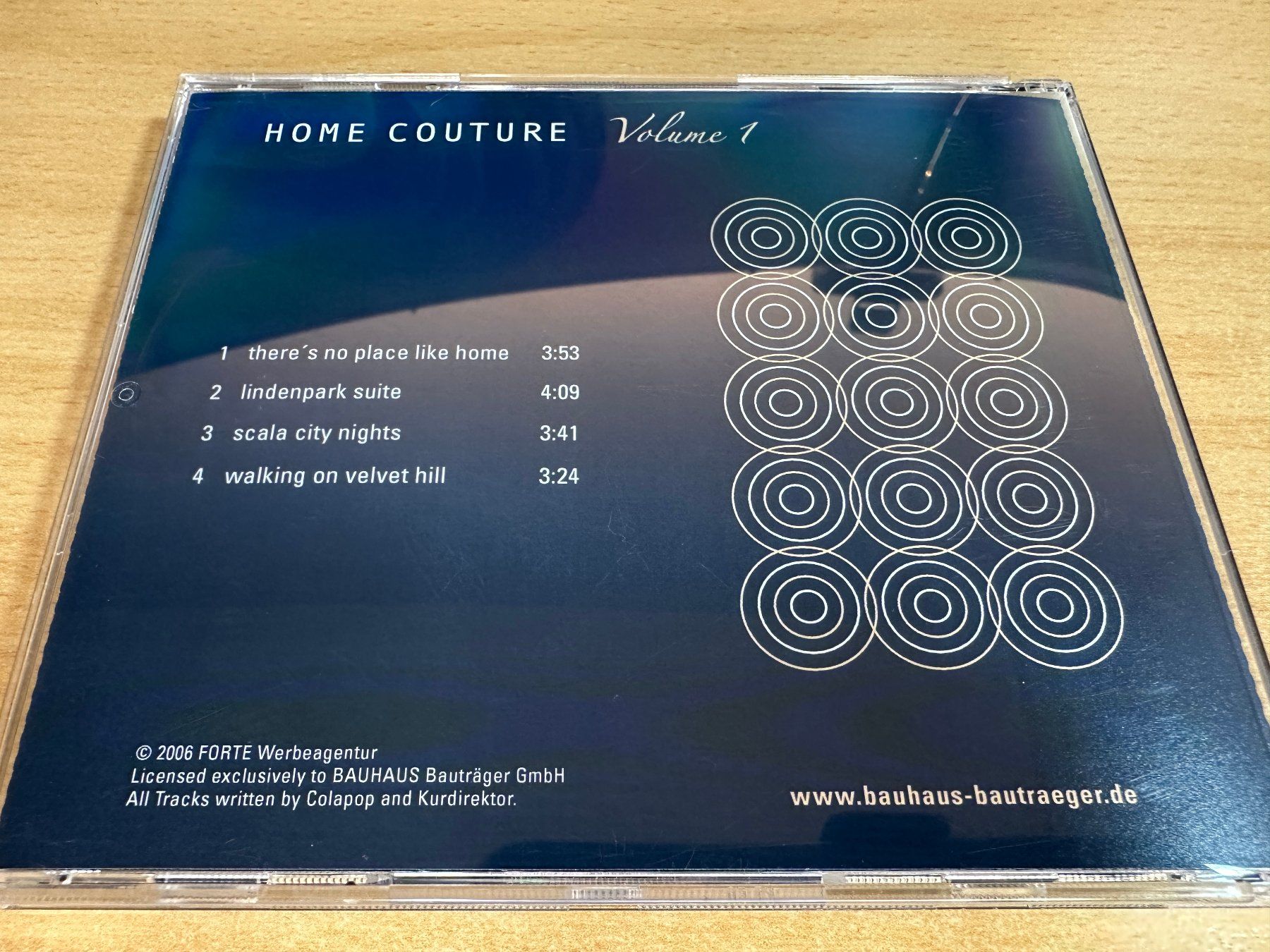 CD: X2 Bauhaus - Home Couture Volume 1 – Usato da Rikon im Tösstal venduto da Alpenmutz 1
