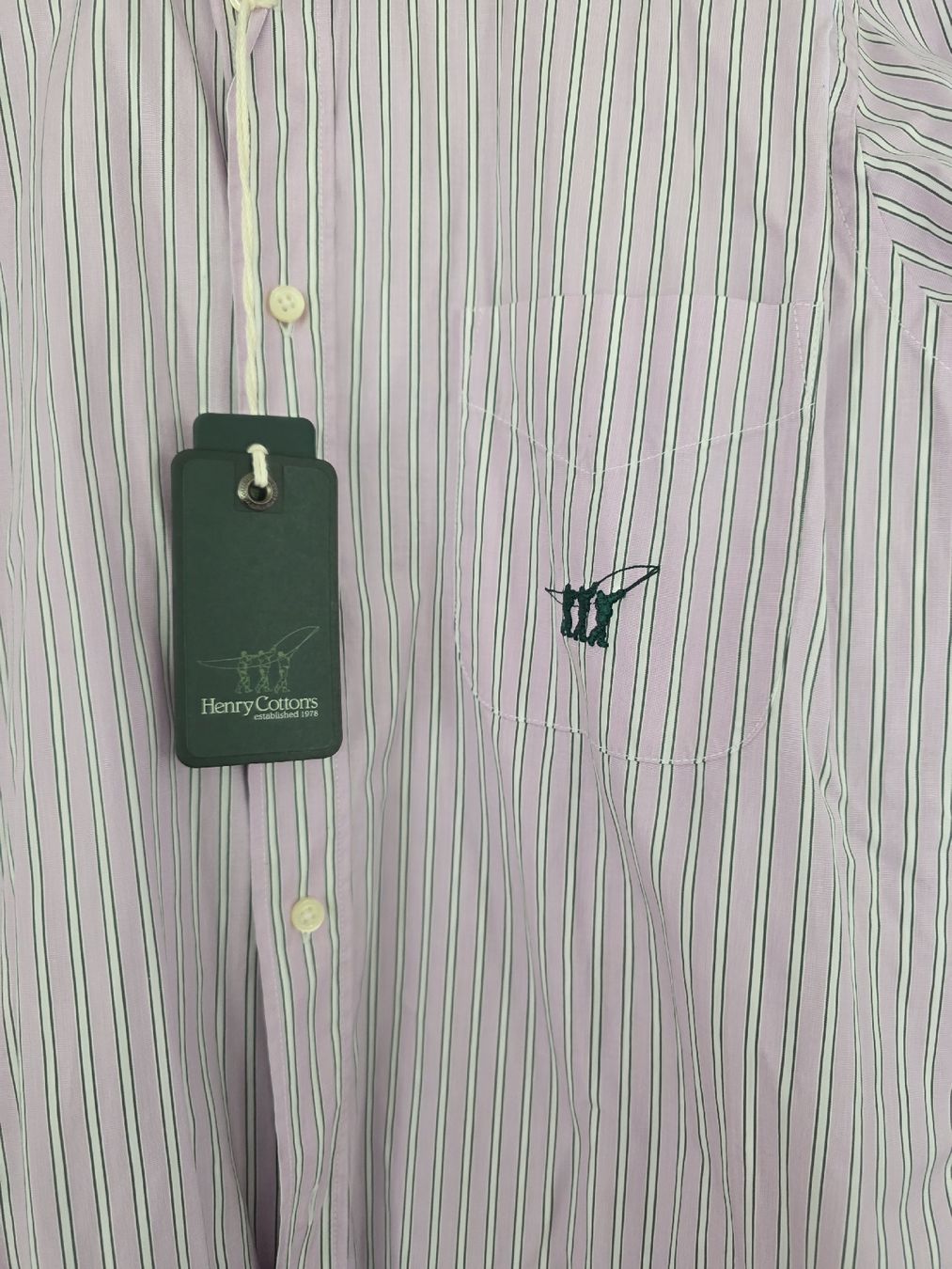 Camicie: Henry Cottons Hemd, neu mit Etikett, Gr.41 – Nuovo (secondo la descrizione) da Scherz venduto da lacoste30 1