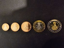 Münzen Euro Probeprägung Liechtenstein