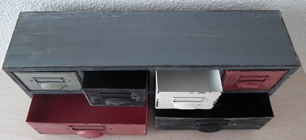 Sistemi di archiviazione: Metall Kästchen  mit Schubladen  Marke KARE – Usato da Kriens venduto da IsabelleW0102 1