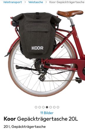 Gepräckträgertasche Marke Koor 20L ungebraucht, wasserdicht