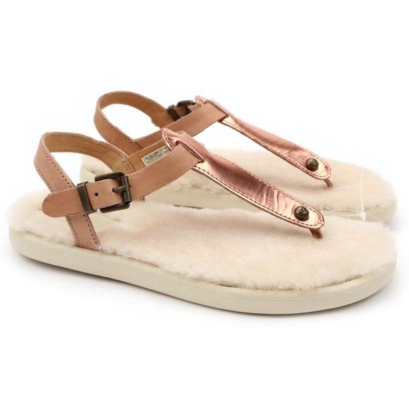 Ugg Scarpe da donna: UGG Sandale gold metallic 100% Leder & Lammfell 39 – Nuovo (secondo la descrizione) da Allschwil venduto da Rosenfee 5