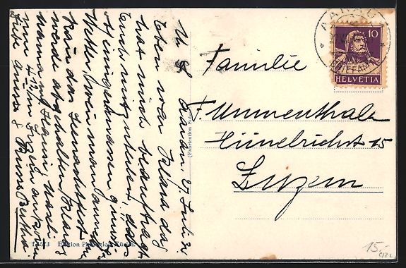 Cartoline postali: AK Thun, Strassenpartie an der Kaserne – Usato da Berlin venduto da bartko-reher 1