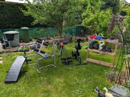 Fitness, Hanteln und Gewichtsscheiben