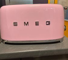Toaster Smeg 2 Scheiben rosa wie NEU Zustand