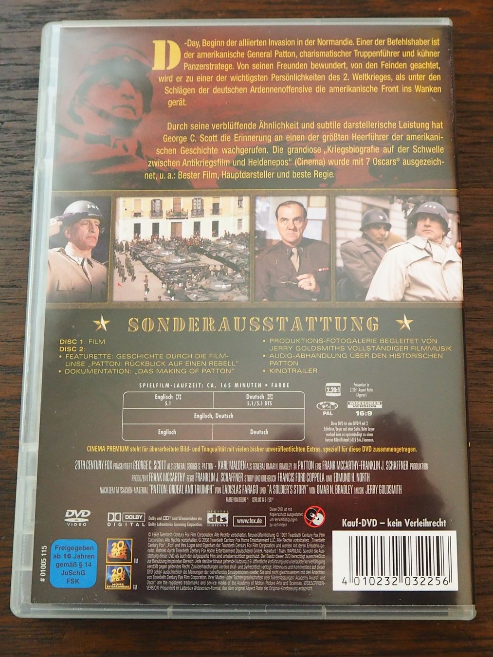 Alle DVDs: Patton / 2-Disc Special Edition / Georg C. Scott – Gebraucht aus Chur von dluli 1