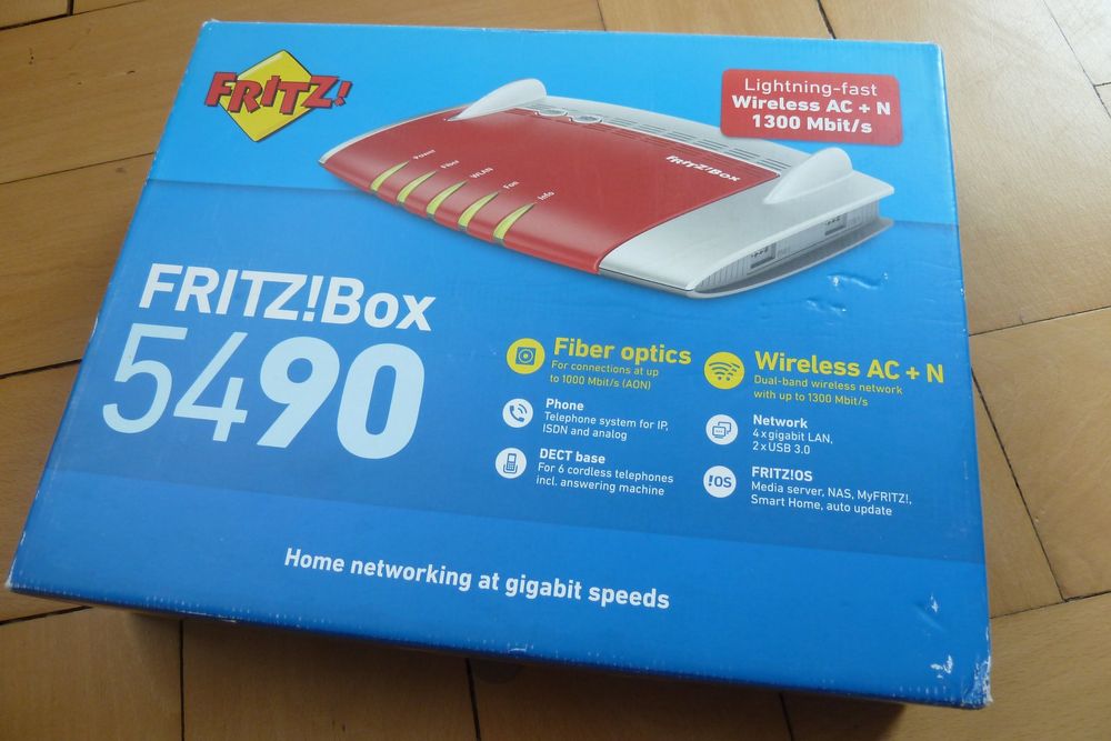 AVM FRITZ!Box 5490 Fiber optics, originalverpackt | Kaufen auf Ricardo