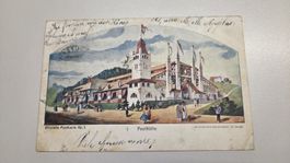 1904 Ansichtskarte Festhütte  Eidg. Schützenfest 