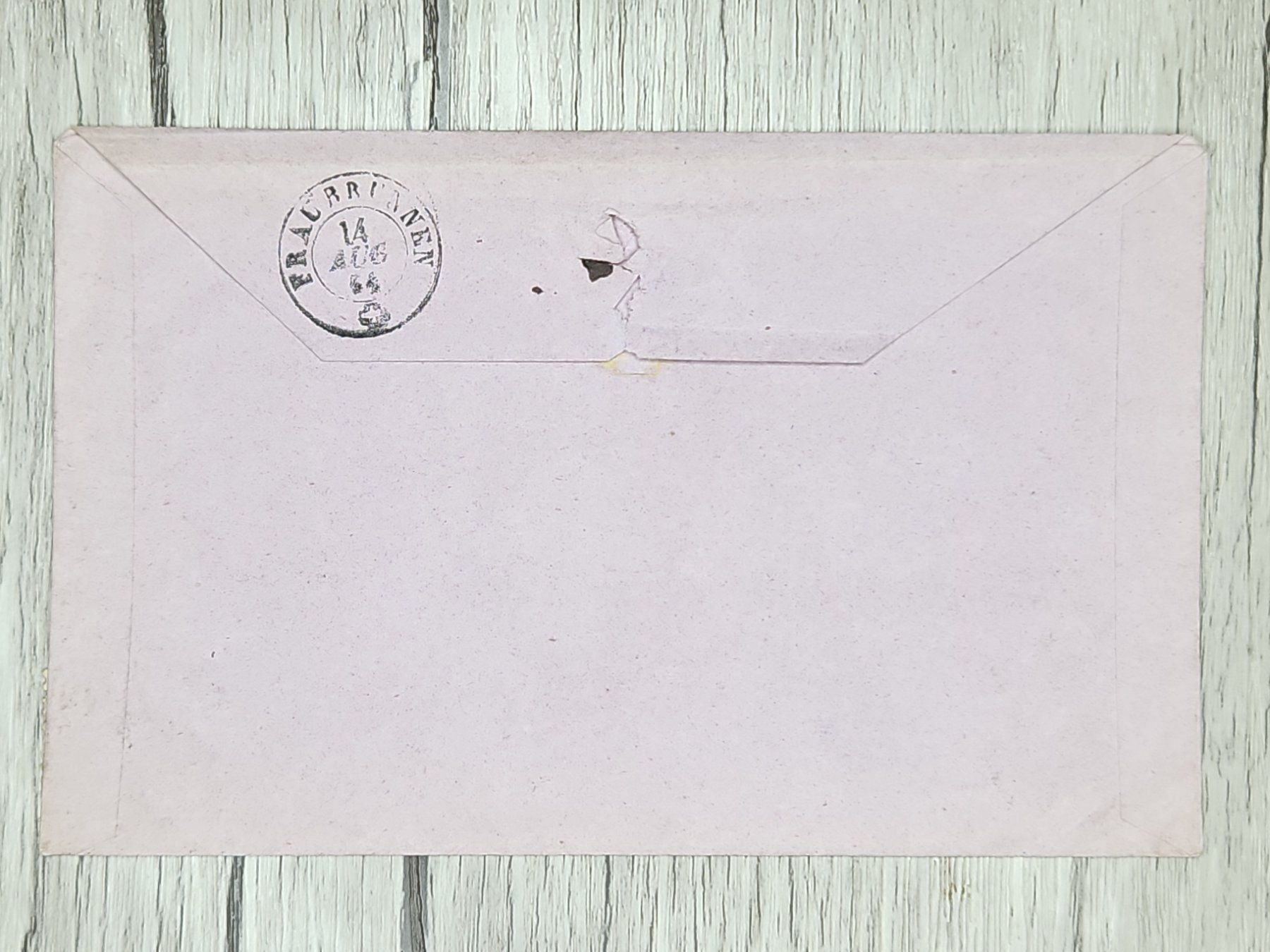 Tutti i francobolli: CL13 Enveloppe + Timbre Suisse 1864 – Usato da Cousset venduto da Patrick_Collections 1