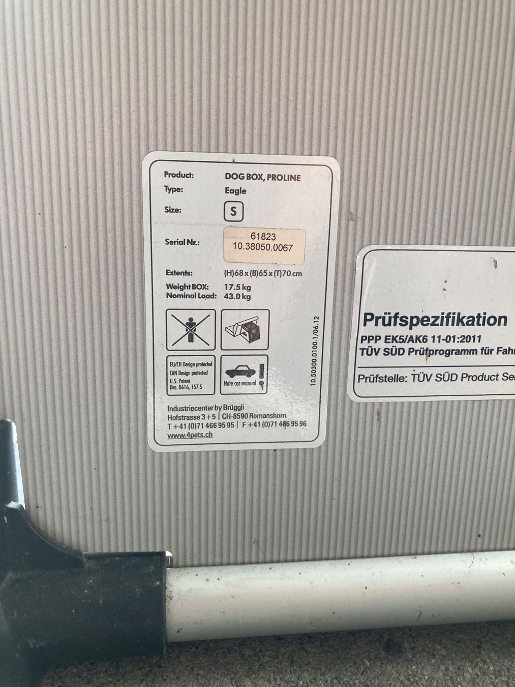 Liege- & Schlafplätze: Hundebox Aluminium – Gebraucht aus Ebikon von eebro01 3