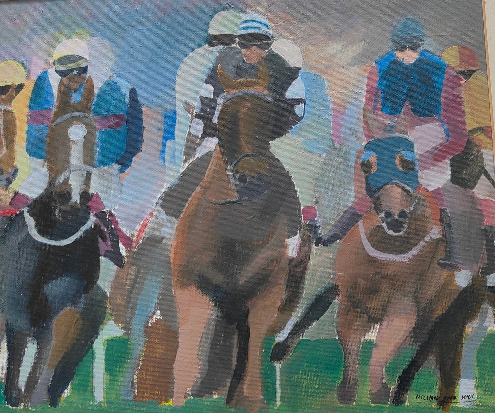 Dipinti: MICHAEL FORD (1920 - 2005) CHESTER COUP – Usato da Chêne-Bougeries venduto da Art-T55 4