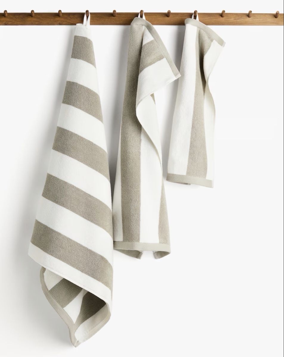 H&M Teli da bagno: Handtücher mit Streifen, neu – Nuovo e nell'imballaggio originale da Au ZH venduto da eac_gm25 3