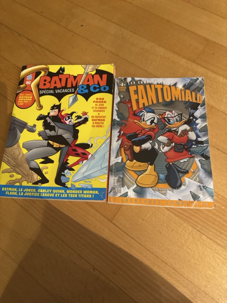 Fumetti: Comic set Batman and Co and Fantomiald 2 comics – Usato da Dübendorf venduto da mazmazmaz 2