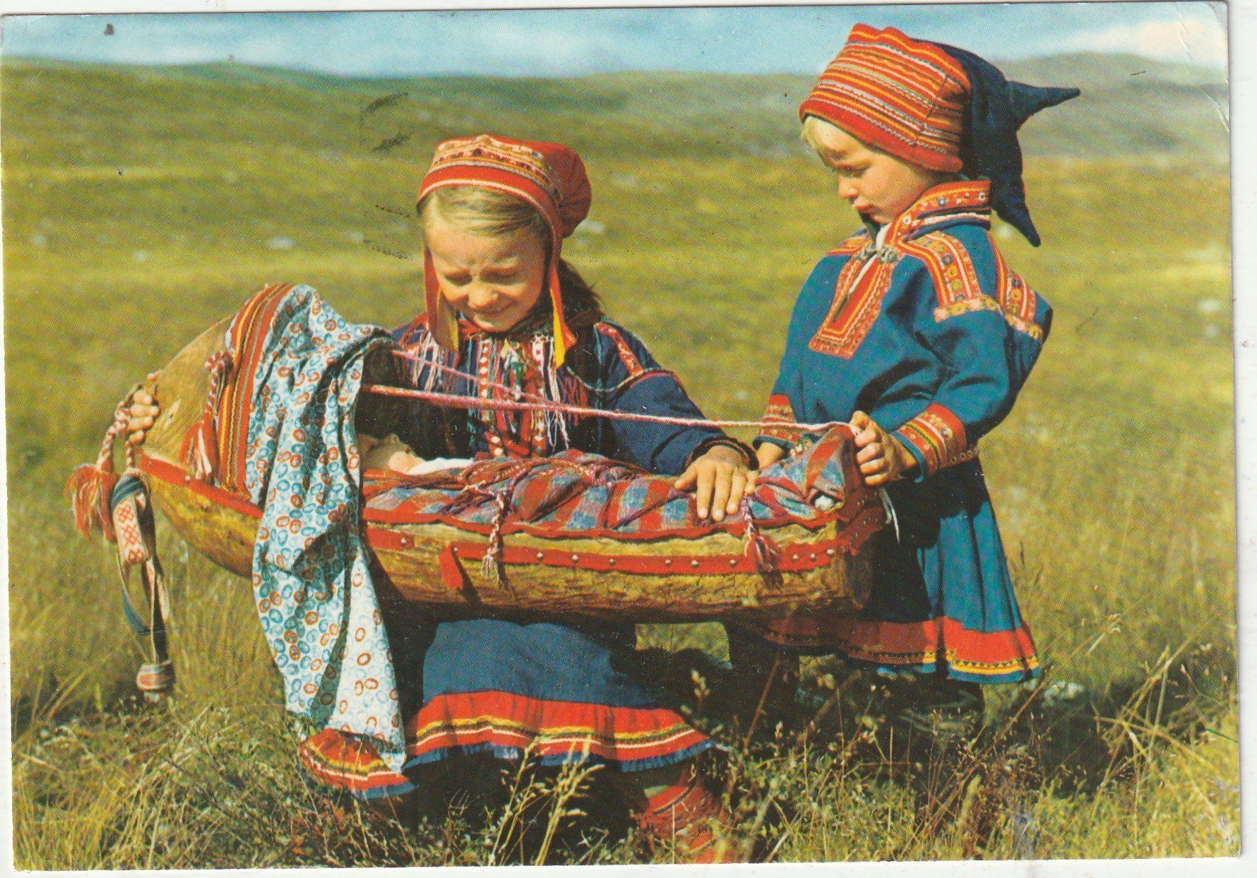 Cartoline postali: Schöne Kinderkarte – Usato da Lumbrein venduto da made02