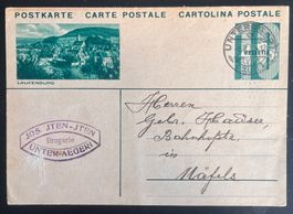 Bildpostkarte Laufenburg von Unterägeri n. Näfels