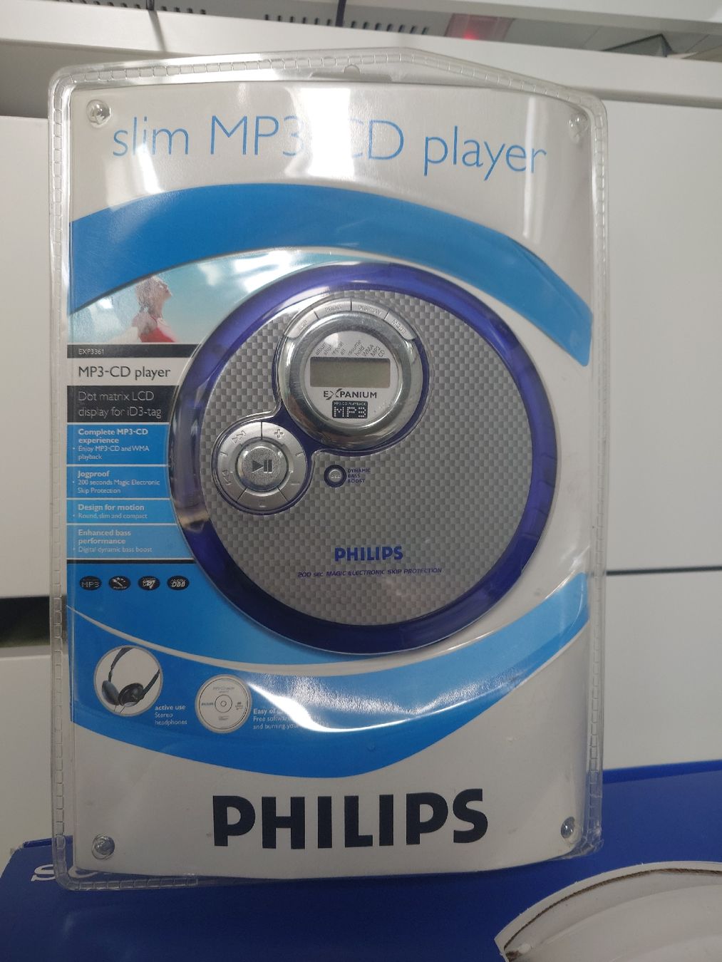 Philips Tragbarer Mediaplayer: Originalverpackter Philips MP3-CDplayer Exp3361/17 – Neu und originalverpackt aus Wetzikon ZH von Dna77