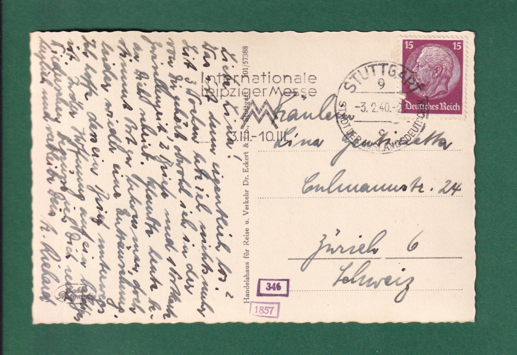 Cartes postales: STUTTGART - Schlossplatz - 1940 – D'occasion à Pully par nicecards-shop 1