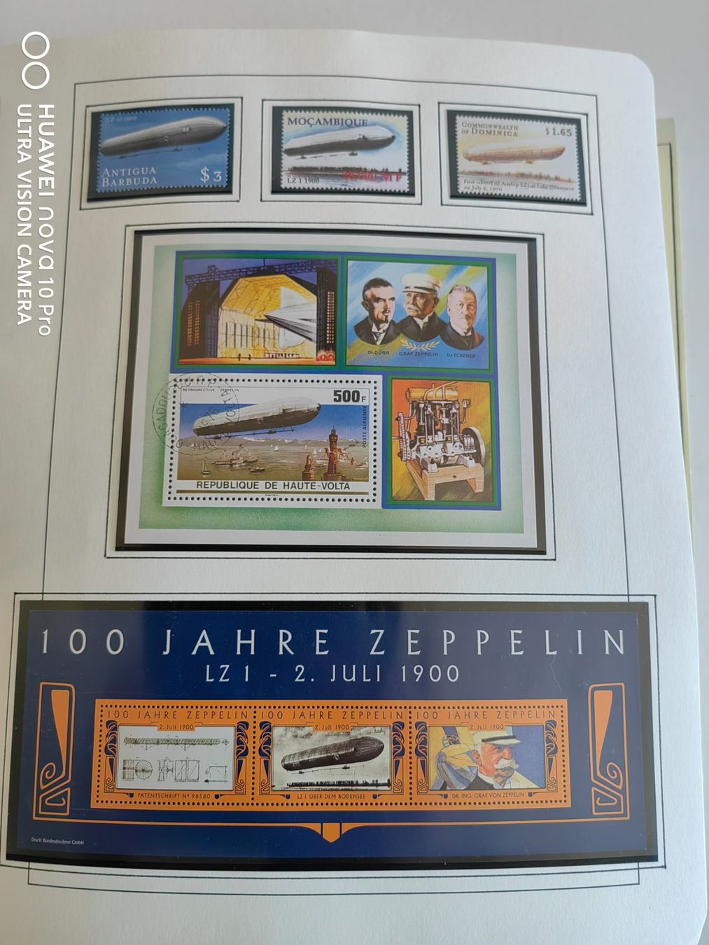 Tutti i francobolli: Collection "histoire du dirigeable et des Zeppelins" – Usato da Thônex venduto da Jan-Nemar 4