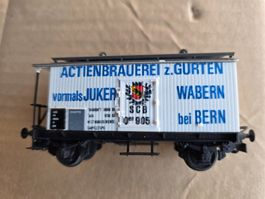 Dampf-Güterwagen SCB 905 Akt. Brauerei Gurten Wabern