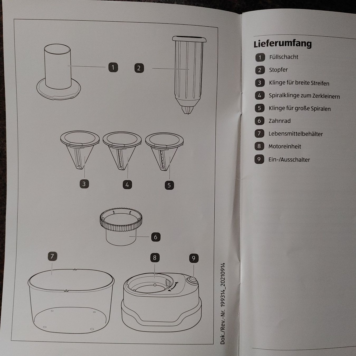 Elettrodomestici da cucina: Spiralschneider elektrisch – Usato da Buttwil venduto da jrisengel 1