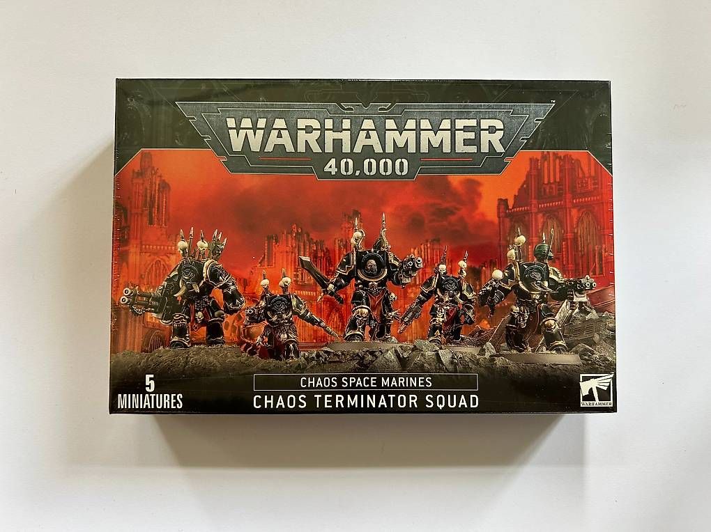Kit di modellismo & Modellini statici: Warhammer 40000 Chaos Space Marine Terminator Squad – Usato da Eichberg venduto da sam_8c2w
