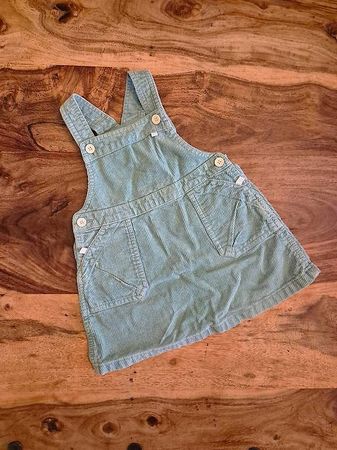 Cord Latzhose/Rock in Mintgreen Grösse 74-80