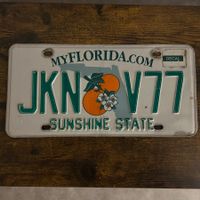 🇺🇸 U.S. Autoschild, Florida JKN V77 - ORIGINAL