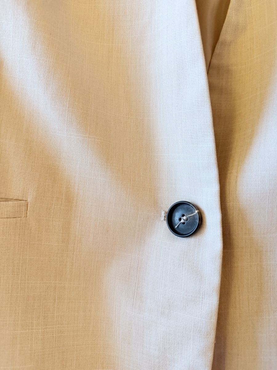 Zara Giacche: Zara Beige Linen Blend Blazer – Nuovo (secondo la descrizione) da Zürich venduto da BettinaMarie2308 1
