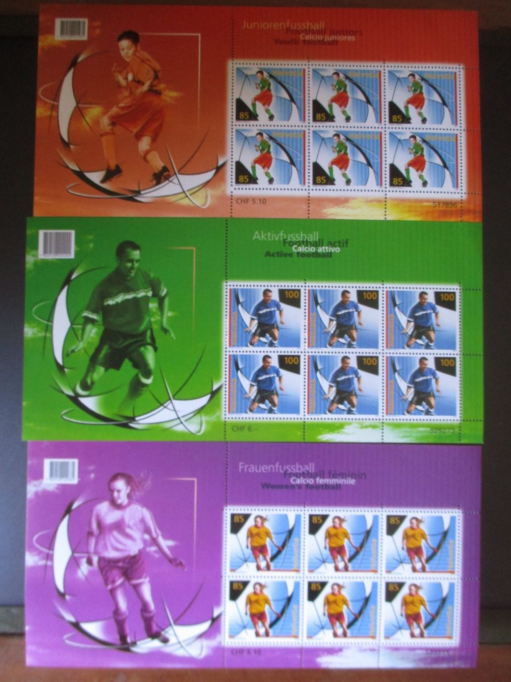 Alle Briefmarken: Briefmarken Bogen, Fussball postfrisch – Gebraucht aus Birsfelden von alles-muss-raus