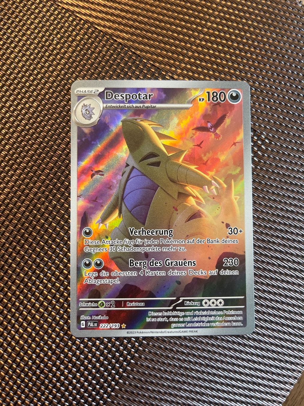 Pokémon Carte collezionabili: Pokemon Despotar Paldea Evolved Art Rare Deutsch – Nuovo (secondo la descrizione) da Wabern venduto da Collectfun