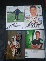 Sport-Mix Set - 4 signierte Autogrammkarte - Set