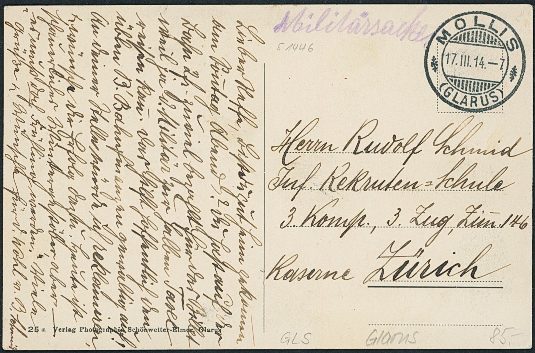 Cartes postales: GLS Glarus – D'occasion à Schindellegi par dolpitz 1