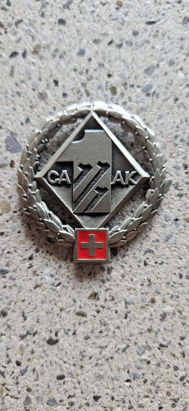 Schweizer Armee Placchette & Badge: *** Beretemblem Silber *** – Nuovo (secondo la descrizione) da Riedholz venduto da fr_sIruP