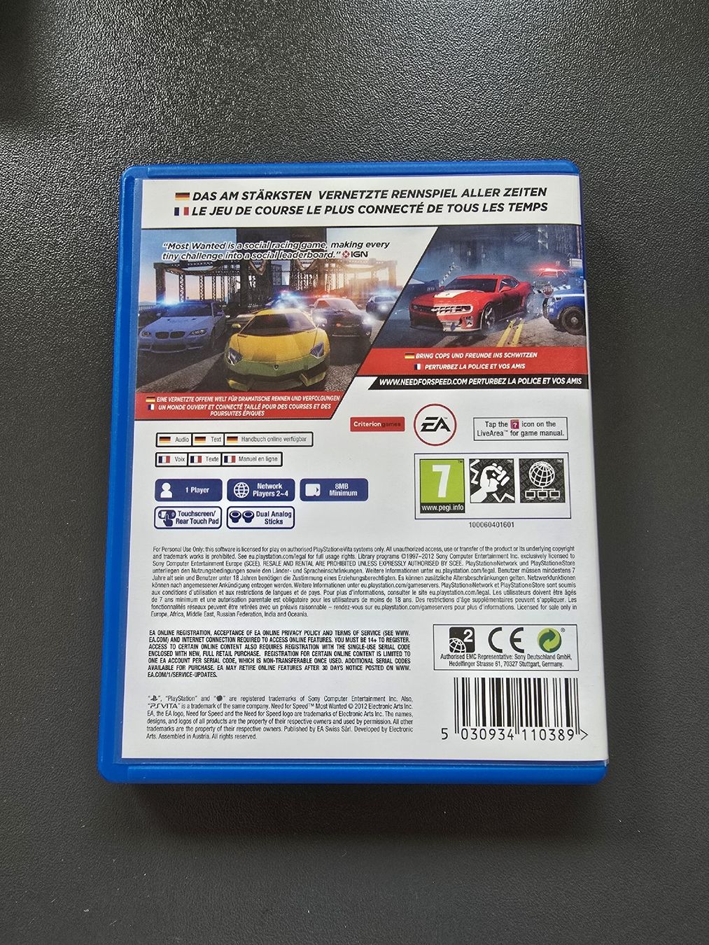 Sony Giochi: Need for Speed Most Wanted PS Vita – Usato da Chur venduto da 1996hiphop 1