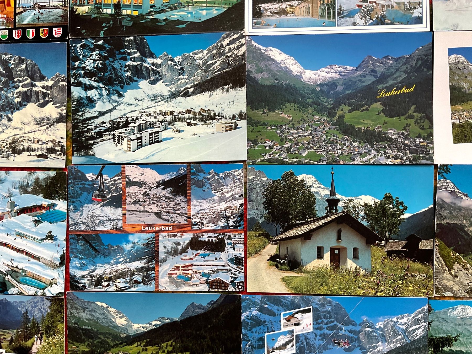 Cartoline postali: 16 AK Leukerbad – Usato da Zürich venduto da Tolima194 5