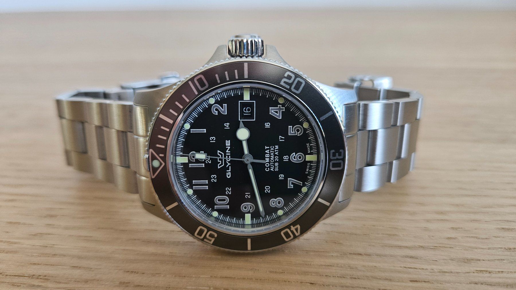 Glycine Montres: Glycine GL0076 Combat Sub 42 Automatic – D'occasion à Lenzburg par rob_znm8 6