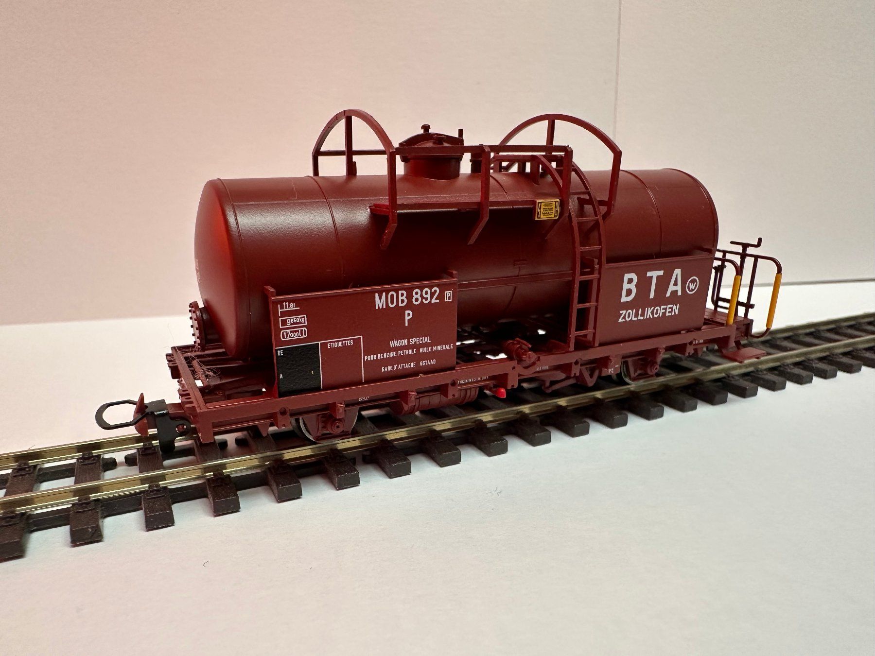Bemo Modelleisenbahnen: Bemo - MOB P 892 - Kesselwagen – Neu und originalverpackt aus Domat/Ems von mmx4001 1